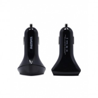Remax Aliens RCC-304 3-Port 4.2A USB Car Charger with Intelligent Chip, Black Price in Pakistan | LAPTAB