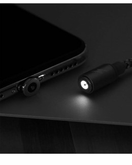 Remax Gravity RC-095a Magnetic USB Type-C Charging Cable with LED Light, Black Price in Pakistan | LAPTAB