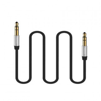 Remax RL-L200 2m 3.5mm AUX Audio Cable Black with Eco-friendly TPE and Smart Control