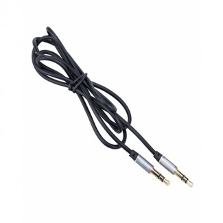 Remax RL-L200 2m 3.5mm AUX Audio Cable Black with Eco-friendly TPE and Smart Control Price in Pakistan | LAPTAB
