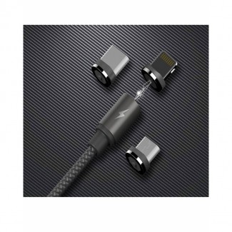 Remax Gravity RC-095 Magnetic Micro USB Data Cable with LED Light and Braided Nylon Price in Pakistan | LAPTAB