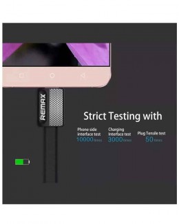 Remax RC-044m Platinum Metal Micro USB Cable 2.1A Fast Charging Black Price in Pakistan | LAPTAB