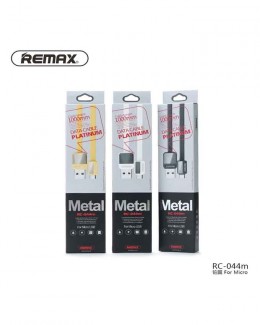 Remax RC-044m Platinum Metal Micro USB Cable 2.1A Fast Charging Black Price in Pakistan | LAPTAB
