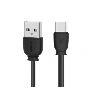 Remax RC-134a Suji Series USB-C Data Cable, 2.1A Fast Charging and Data Transfer, Durable PVC, Black