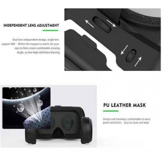 Shinecon 6 Generations 3D VR Glasses Headset with Earphones for Phones up to 6 Price in Pakistan | LAPTAB