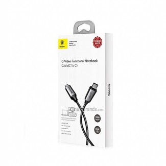 Baseus Type-C Video Functional Notebook Cable C to C for Huawei, Dell, Xiaomi Price in Pakistan | LAPTAB