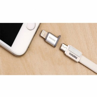 Remax Micro USB to Lightning Converter for iPhone, iPad, iPod, Gold & Silver Price in Pakistan | LAPTAB