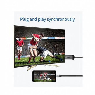 Baseus C-Video Type-C to HDMI Male Adapter Cable 1.8M for 4K Display Price in Pakistan | LAPTAB
