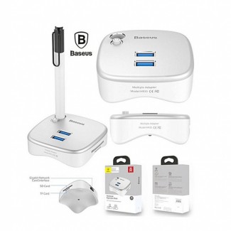 Baseus Notebook Expansion Dock Multifunction Hub with 5 Ports and Card Reader Price in Pakistan | LAPTAB