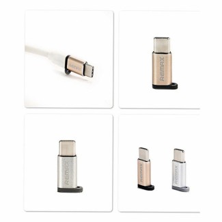 Remax Micro USB to Type-C Charging and Data Sync Adapter, 3A, 500Mb/s Price in Pakistan | LAPTAB