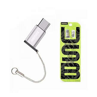 Remax Micro USB to Type-C Charging and Data Sync Adapter, 3A, 500Mb/s Price in Pakistan | LAPTAB
