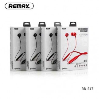 Remax Sports Bluetooth RB-S17 Neckband Headset with Noise Canceling and 10-Hour Playtime Price in Pakistan | LAPTAB