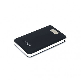 Aspor 3.0A Output 20000mAh Power Bank A398 - Black