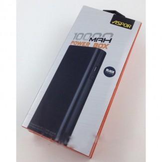 Aspor A345 10000mAh Power Bank with USB Cable, Compatible with Apple Devices, Black Price in Pakistan | LAPTAB