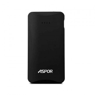 Aspor Power Bank A360 5000mAh Dual USB Ports Compact Slim Black Price in Pakistan | LAPTAB