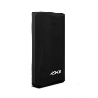 Aspor Power Bank A360 5000mAh Dual USB Ports Compact Slim Black Price in Pakistan | LAPTAB