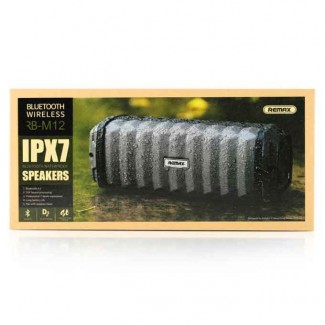 Remax RB-M12 Wireless Speaker, IPX7 Waterproof, Bluetooth 4.2, 4000mAh Battery Price in Pakistan | LAPTAB