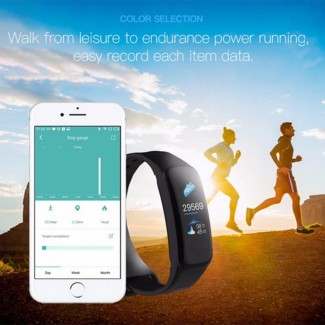 C1 Plus Smart Health Activity Band with Blood Pressure, Heart Rate, Sleep Monitor, Waterproof Price in Pakistan | LAPTAB