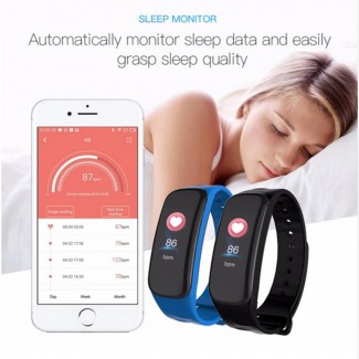 C1 Plus Smart Health Activity Band with Blood Pressure, Heart Rate, Sleep Monitor, Waterproof Price in Pakistan | LAPTAB