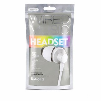 Remax Stereo Wired Earphones with Microphone, Durable TPE Wire, 3.5mm Gold-Plated Plug Price in Pakistan | LAPTAB