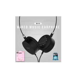 Remax RM-910 Wired Earphones with Microphone, 3.5mm Jack, Black Price in Pakistan | LAPTAB