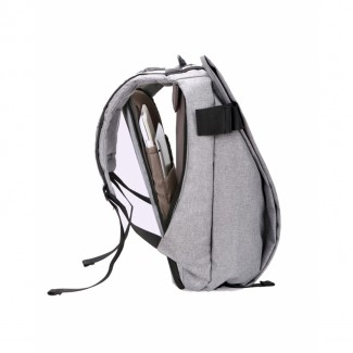 Flanneret 7010 Grey Oxford Cloth Laptop Backpack for Up to 17