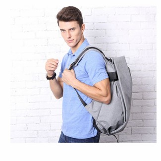 Flanneret 7010 Grey Oxford Cloth Laptop Backpack for Up to 17