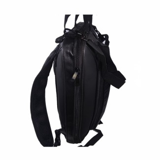 Laptop 3in1 PU Leather Bag Black with 13-15.6