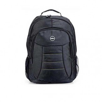 Dell Laptop Backpack Black with Padded Compartment, Rainproof, Spacious Design