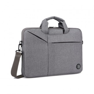 Brinch BW-235 Laptop Bag 15.6 Inch Grey with Padded Compartment and Luggage Strap Price in Pakistan | LAPTAB