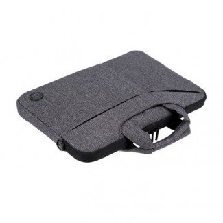 Brinch BW-235 Laptop Bag 15.6 Inch Grey with Padded Compartment and Luggage Strap Price in Pakistan | LAPTAB