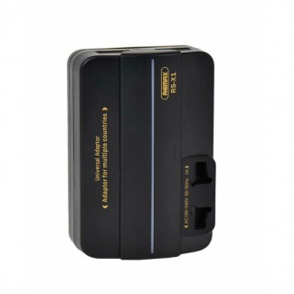 Remax RS-X1 Universal Travel Charger with Dual USB Ports for EU/US/AU/UK Sockets