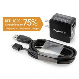 Tenergy 18W Adaptive 2.0 AC and Car Charger with Qualcomm Quick Charge 2.0 Price in Pakistan | LAPTAB