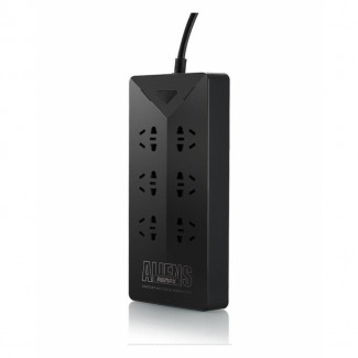 Remax Alien Series RU-S4 Power Strip with 6 Universal Plugs and 5 USB Ports 4.2A Price in Pakistan | LAPTAB