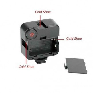 LED Video Light W49S Mini 6000K, 49 LEDs, Dimmable, Rotatable Mount Adapter Price in Pakistan | LAPTAB