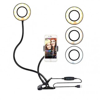 Selfie Ring Light with Cell Phone Holder Stand for Vlogging and Streaming Price in Pakistan | LAPTAB