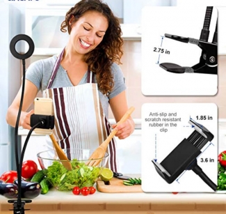 Selfie Ring Light with Cell Phone Holder Stand for Vlogging and Streaming Price in Pakistan | LAPTAB