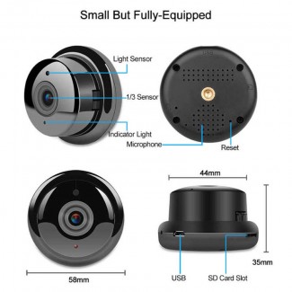 Mini Wireless Home Security Camera with HD Wifi, Night Vision, Two-Way Audio, and Mobile Alerts Price in Pakistan | LAPTAB