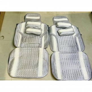 Summer Silk Seat China Set of 2 - Natural Wood Bead Cushions for Back Support and Ventilation Price in Pakistan | LAPTAB