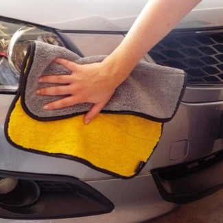 Microfiber Car Washing Towel with Reinforced Edges for Scratch-Free Drying Price in Pakistan | LAPTAB