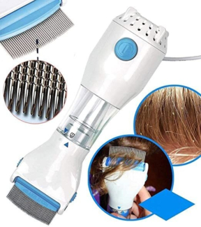 V Com Head Lice Remover with Patented Technology for Mess-Free Treatment and Prevention