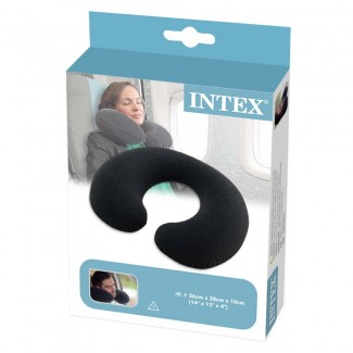 Intex Travel Pillow Black with Inflatable I-Beam Design and Waterproof Flocked Top Price in Pakistan | LAPTAB