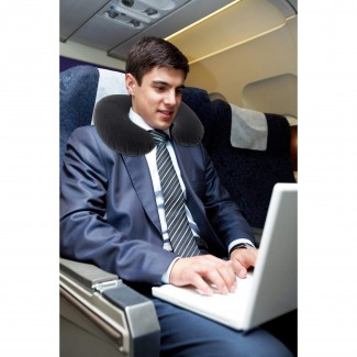 Intex Travel Pillow Black with Inflatable I-Beam Design and Waterproof Flocked Top Price in Pakistan | LAPTAB