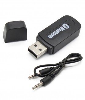 USB Bluetooth Music Receiver for Speakers without USB, Compatible with Phones and Computers