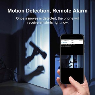 1080P Ultra Mini WiFi Camera with Battery, Magnetic Bracket, Night Vision, 150? View Angle Price in Pakistan | LAPTAB