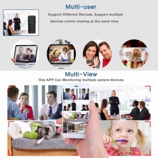 1080P Ultra Mini WiFi Camera with Battery, Magnetic Bracket, Night Vision, 150? View Angle Price in Pakistan | LAPTAB