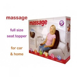 Full Seat Topper Massage Mat with Soothing Heat for Back, Neck, and Shoulders, Home and Car Use Price in Pakistan | LAPTAB