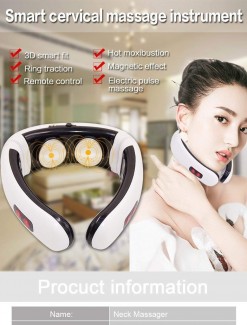 Neck Massager for Men & Women with Infrared Heat and Electro Frequency Stimulation Therapy Price in Pakistan | LAPTAB
