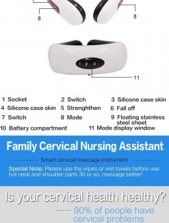 Neck Massager for Men & Women with Infrared Heat and Electro Frequency Stimulation Therapy Price in Pakistan | LAPTAB