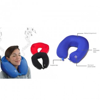Telebrand Pillow Massage with Motor, MP3 Speaker, Soft Velvet Cover, Micro-Beads Filling Price in Pakistan | LAPTAB